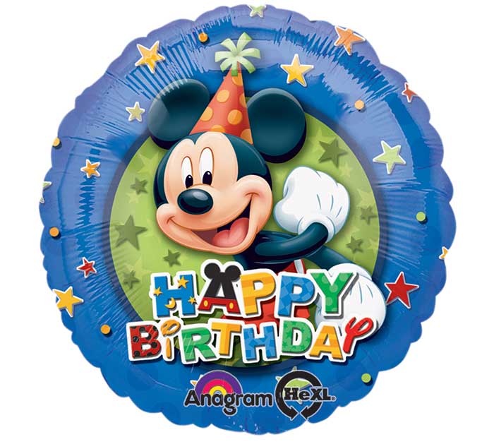 Mickey Birthday Balloon - Four Seasons Flowers - Flower Delivery in San ...