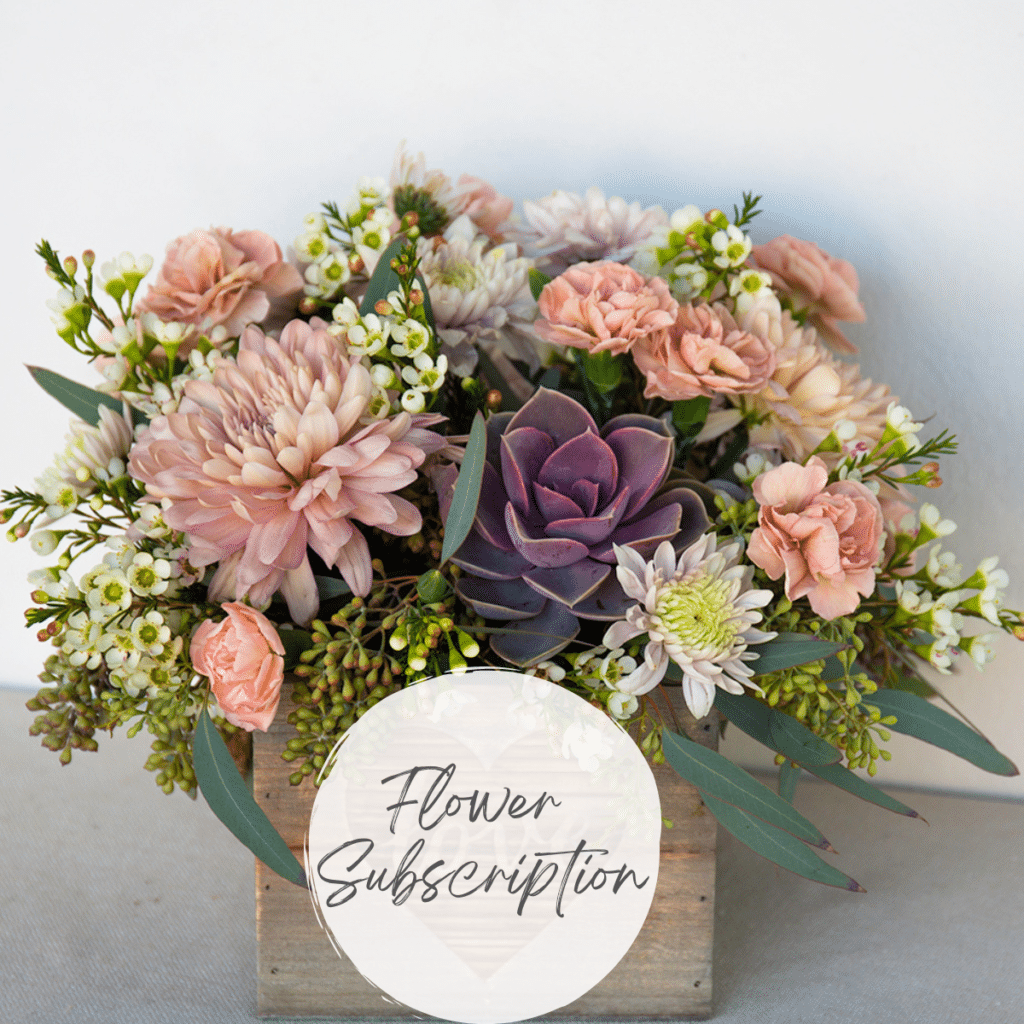 Monthly Fresh Flower Subscription Four Seasons Flowers